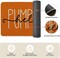 Orange Hello Pumpkin Fall Kitchen Mats Set of 2, Autumn Home Decor Low-Profile Kitchen Rugs for Floor (17x29 and 17x47 Inch)